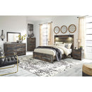  Size_Queen  -- Signature Design by Ashley Drystan Panel Bed with Storage IMAGE 8