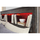  Size_Queen  -- Signature Design by Ashley Drystan Bookcase Bed IMAGE 5