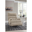  Manufacturer Color_Dusk  -- Signature Design by Ashley Man Fort Rocker Fabric Recliner IMAGE 4