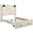  Size_Queen  -- Signature Design by Ashley Cambeck Panel Bed with Storage IMAGE 2