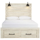  Size_Queen  -- Signature Design by Ashley Cambeck Panel Bed with Storage IMAGE 3