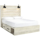  Size_Queen  -- Signature Design by Ashley Cambeck Panel Bed with Storage IMAGE 1