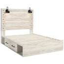  Size_Queen  -- Signature Design by Ashley Cambeck Panel Bed with Storage IMAGE 2