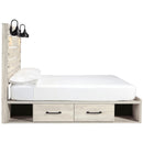  Size_Queen  -- Signature Design by Ashley Cambeck Panel Bed with Storage IMAGE 4