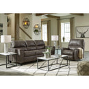  Manufacturer Color_Smoke  -- Signature Design by Ashley Navi Rocker Leather Look Recliner IMAGE 10