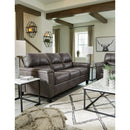  Manufacturer Color_Smoke  -- Signature Design by Ashley Navi Stationary Leather Look Sofa IMAGE 7