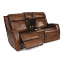  Flexsteel Mustang 1873-64PH Power Loveseat with Console and Power Headrests IMAGE 2
