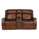  Flexsteel Mustang 1873-64PH Power Loveseat with Console and Power Headrests IMAGE 3