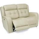  Flexsteel Grant 1480-60PH Power Reclining Loveseat with Power Headrests - Ivory IMAGE 3