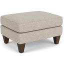  Flexsteel Westside 5979-08 Fabric Ottoman - Driftwood IMAGE 1