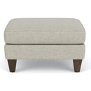  Flexsteel Westside 5979-08 Fabric Ottoman - Driftwood IMAGE 2