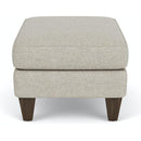  Flexsteel Westside 5979-08 Fabric Ottoman - Driftwood IMAGE 3