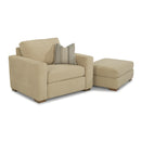  Flexsteel Collins 7107-08 Ottoman - Macadamia IMAGE 3