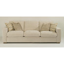  Flexsteel Collins 7107-32 Large Three-Cushion Sofa - Sand IMAGE 1
