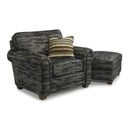  Flexsteel Carson 7936-08 Ottoman - Black IMAGE 4