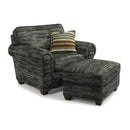  Flexsteel Carson 7936-08 Ottoman - Black IMAGE 5