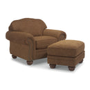  Flexsteel Bexley 8648-08 Ottoman - Dark Brown IMAGE 2