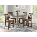  Flexsteel Round Plymouth Counter Height Dining Table with Pedestal Base W1147-836 IMAGE 4