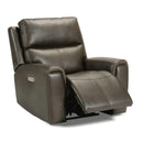  Flexsteel Jarvis 1828-50PH Power Recliner with Power Headrest - Mocha IMAGE 2