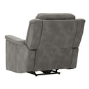  Manufacturer Color_Slate  -- Signature Design by Ashley Next Gen DuraPella Power Leather Look Recliner IMAGE 5