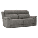  Manufacturer Color_Slate  -- Signature Design by Ashley Next Gen DuraPella Power Reclining Leather Look Sofa IMAGE 1