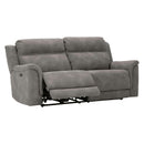  Manufacturer Color_Slate  -- Signature Design by Ashley Next Gen DuraPella Power Reclining Leather Look Sofa IMAGE 2