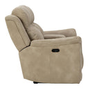  Manufacturer Color_Sand  -- Next-Gen DuraPella 5930218 Power Reclining Loveseat with Console and Adjustable Headrest IMAGE 4