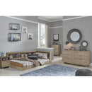  Size_Twin  -- Signature Design by Ashley Oliah Bookcase Bed with Storage IMAGE 5