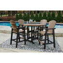  Signature Design by Ashley Fairen Trail P211-613 Round Bar Table with Umbrella Option IMAGE 10
