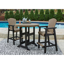  Signature Design by Ashley Fairen Trail P211-613 Round Bar Table with Umbrella Option IMAGE 9