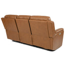  Flexsteel Henry 1041-62PH Power Reclining Sofa w/ PHRs & Lumbar - Russet IMAGE 6