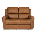  Flexsteel Henry 1041-60PH Power Reclining Loveseat w/ PHRs & Lumbar - Russet IMAGE 1