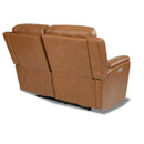  Flexsteel Henry 1041-60PH Power Reclining Loveseat w/ PHRs & Lumbar - Russet IMAGE 6