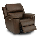 Flexsteel Henry 1041-50PH Power Recliner with Power Headrest & Lumber - Hickory IMAGE 3