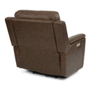  Flexsteel Henry 1041-50PH Power Recliner with Power Headrest & Lumber - Hickory IMAGE 6