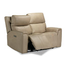  Flexsteel Jarvis 1828-60PH Power Reclining Loveseat with Power Headrests - Parchment IMAGE 3