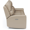  Flexsteel Jarvis 1828-62PH Power Reclining Sofa with Power Headrests - Parchment IMAGE 3