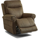  Flexsteel Stewart 1918-55PH Pwr Lift Recliner w/ Pwr Headrest & Lumbar - Amber Brown IMAGE 2
