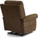  Flexsteel Stewart 1918-55PH Pwr Lift Recliner w/ Pwr Headrest & Lumbar - Amber Brown IMAGE 7