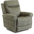  Flexsteel Stewart 1918-55PH Pwr Lift Recliner w/ Pwr Headrest & Lumbar - Mossy Grey IMAGE 1