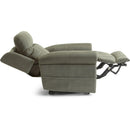  Flexsteel Stewart 1918-55PH Pwr Lift Recliner w/ Pwr Headrest & Lumbar - Mossy Grey IMAGE 4