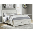  Size_Queen  -- Signature Design by Ashley Robbinsdale Sleigh Bed with Storage IMAGE 5