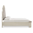  Size_Queen  -- Signature Design by Ashley Realyn Upholstered Platform Bed with Storage IMAGE 3