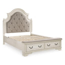  Size_Queen  -- Signature Design by Ashley Realyn Upholstered Platform Bed with Storage IMAGE 4