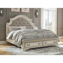  Size_King  -- Realyn B743B20 King Upholstered Storage Bed IMAGE 5