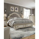  Size_California King  -- Realyn B743B21 California King Upholstered Storage Bed IMAGE 7