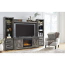 Signature Design by Ashley Wynnlow W440W5 4 pc Entertainment Center with Electric Fireplace IMAGE 2
