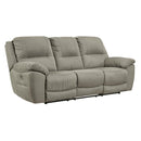  Motion Type_Power Recline  -- Signature Design by Ashley Next Gen Gaucho Reclining Leather Look Sofa IMAGE 1
