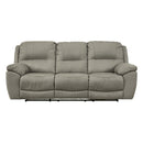  Motion Type_Power Recline  -- Signature Design by Ashley Next Gen Gaucho Reclining Leather Look Sofa IMAGE 3