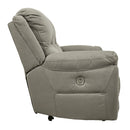  Motion Type_Power Recline  -- Signature Design by Ashley Next Gen Gaucho Reclining Leather Look Sofa IMAGE 4